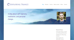 Desktop Screenshot of exploringtrance.com